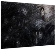 Obraz - Smútok a odriekanie (70x50 cm)