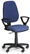 Kancelárska stolička COMFORT PK s podpierkami rúk, modrá