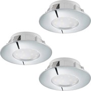 Eglo 95822 - SADA 3x LED podhľadových svietidiel PINEDA LED/4,9W/230V