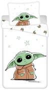 Bavlnené detské obliečky na jednolôžko 140x200 cm Star Wars Baby Yoda - Jerry Fabrics