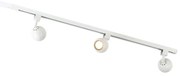 Moderný koľajnicový systém biely 3-svetlá 1-fázový - Gissi