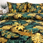 INTERMEDIC SK Posteľná obliečka Jungle Black bavlnená 140x200/70x90 cm