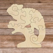Drevená montessori vkladačka pre deti - CHAMELEÓN | SENTOP H014