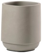 Béžový betónový téglik na zubné kefky Time - Zone