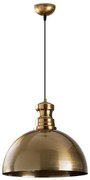 Závesné svietidlo v zlatej farbe s kovovým tienidlom ø 40 cm Berceste – Opviq lights