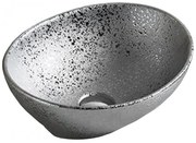 Mexen Elza umývadlo na dosku 40 x 33 cm, strieborná - 21014052