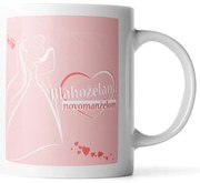 Sablio Hrnček Blahoželáme novomanželom - 200 ml - espresso