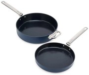 Panvice v súprave 2 ks s keramickým povrchom Space – Joseph Joseph