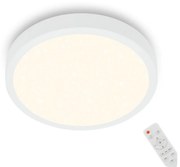 Briloner 3701-016 - LED Stmievateľné stropné svietidlo RUNA LED/18W/230V biela + DO BL1419
