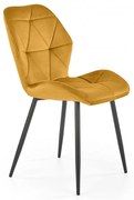 Jídelní židle K453 hořčicová