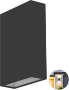 LED Vonkajšie nástenné svietidlo LED/4W/230V 3000K IP65 čierna