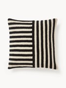 Ručne vyrobený poťah na vankúš s vyšívanými pruhmi Henry