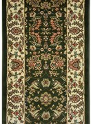 Berfin Dywany, Behúň na mieru Anatolia 5378 Y (Green), šíre 80 cm, zelená, chodba / predsieň