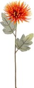 Umelá kvetina Chryzantéma 60 cm, oranžová%