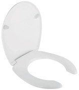 Sapho - WC sedadlo pre osoby so zdravotným postihnutím biele/duroplast