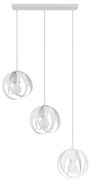 Sollux SL.1085 - Luster na lanku TULOS 3xE27/60W/230V biela