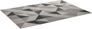 HOMCOM Moderný Velvet Diamantový Geometrický Koberček do Obývacej Izby 230x160 cm s Protišmykovou Základňou pre Spálňu, Kanceláriu a Štúdium | Aosom