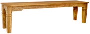 furniture-nabytek.cz - Rustikálna lavica z masívu mango 175x40