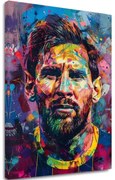 Obraz Messi Vibes na plátne | Maľovaná štruktúra