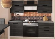 Kuchynská linka Belini 120 cm eben kráľovský s pracovnou doskou Eleganta2  TOR ELEGANTA2/2/WT/HK/0/B1