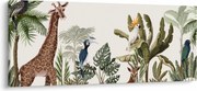 Obraz - Obyvatelia Afriky (120x50 cm)