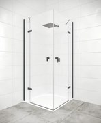 Hüppe Strike New sprchový kút štvorec 90x90 cm SIKOKHBD9090C