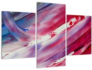 Obraz - ružovo modrej farby (90x60 cm)