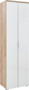 XXXLutz PREDSIEŇOVÁ SKRIŇA, biela, farba duba, 59/197/40 cm Voleo - Skrine - 001258012505