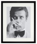 Nástenná dekorácia's rámom James Bond Drinking