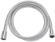 Aqualine Aqualine, LASER plastová sprchová hadica, hladká, 150cm, chróm / biela, 11150