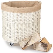 Krbový kôš prútený s jutou Ignis VI.priemer 50(cm) x v. 44/46(cm)