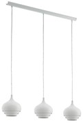 Eglo 97213 - Závesný luster CAMBORNE 3xE27/60W/230V biela