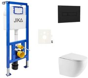 Závesný wc set SAT do ľahkých stien / predstenová bez splachovacího okruhu SIKOJSREX67CRM