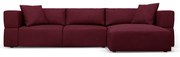 Vínovočervená rohová pohovka, pravý roh Esther - Milo Casa