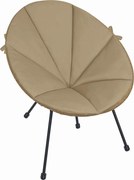 Vodeodolný podsedák do záhradného kresla ACAPULCO 91x72 cm - tmavo béžový