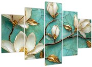 Obraz - 3D magnólia (150x105 cm)