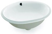 Bathco 0053 - Zapustené umývadlo ANCONA 55x41 cm porcelán/biela