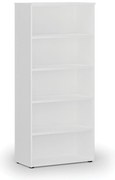 Kancelársky regál PRIMO WHITE, 800 x 420 x 1781 mm, biela
