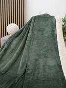 Baránková deka mikroplyš Exclusive 150 × 200 cm – Laura olivová