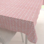 Biante Bavlnený obdĺžnikový obrus Sandra SA-211 Listy na staroružovom 50x100 cm