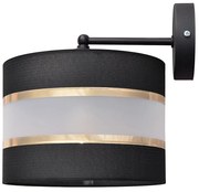 Nástenná lampa HELEN 1xE27/15W/230V čierna/zlatá