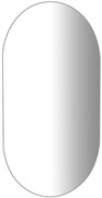 Aqualine Aqualine, Zrkadlo 40x70cm, ovál, bez uchytenia, 22503