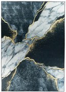 Koberec CRYSTAL PRINT CR-7 sivý / zlatý