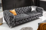Sedačka Modern Baroko tmavosivá