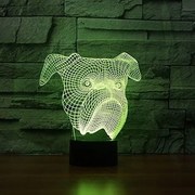 3Dmix 3D-MTV056 - Motív pre 3D LED nočnú lampu - Buldog