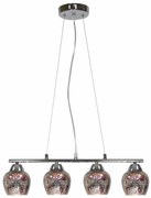 Luster na lanku SIRIUS 4xE27/60W/230V