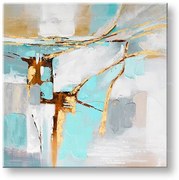 Maľovaný obraz na stenu ABSTRAKT  70x70 cm