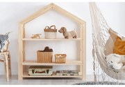 Detská polica z borovicového dreva Adeko Rela, 40 x 113 cm