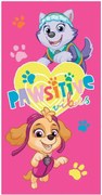 Dievčenská plážová osuška Paw Patrol - PAWsitive vibes
