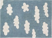 Detský kusový koberec Clouds Vintage Blue, 120x160, modrá, detská izba, Lorena Canals